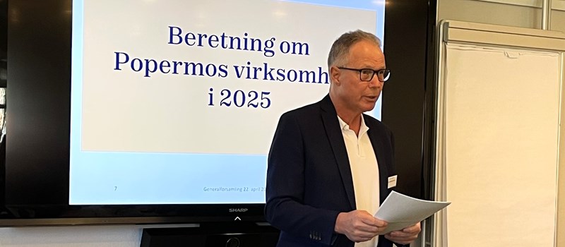 Beretning fra Popermos generalforsamling Beretning fra Popermos generalforsamling